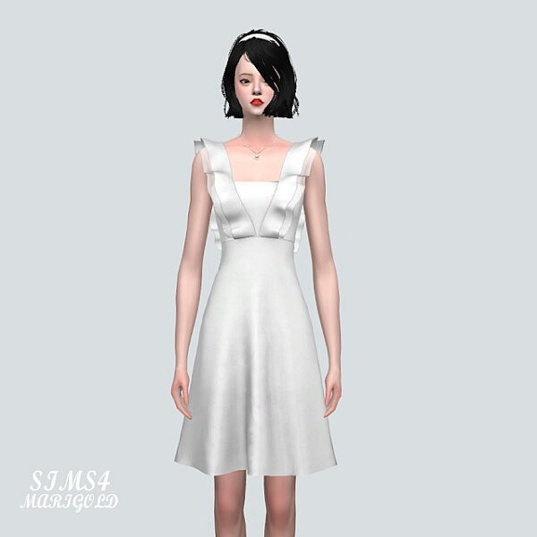 SL 5 Flare Midi Dress from SIMS4 Marigold