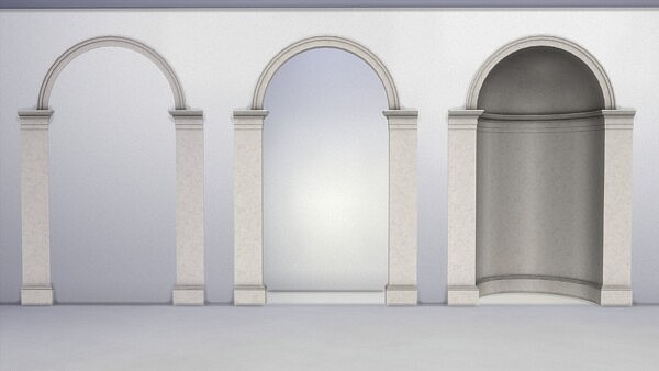 Doric Arches and Niche by TheJim07 from Mod The Sims