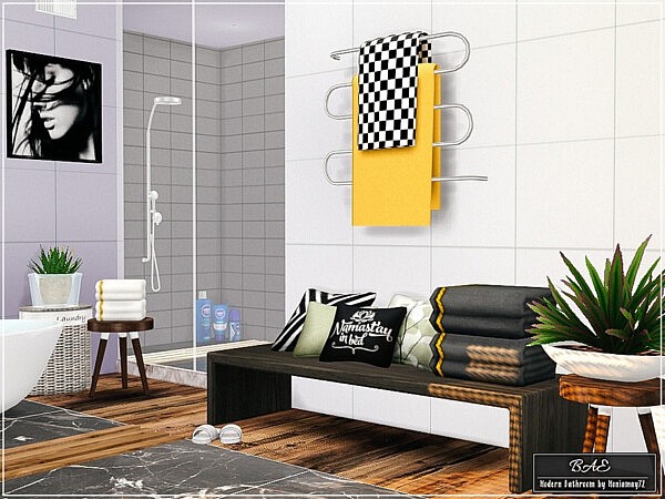 Bae Modern Bathroom by Moniamay72 from TSR