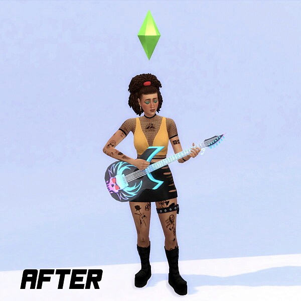 Grim's Guitarbby forgiveusoursims from Mod The Sims • Sims 4 Downloads