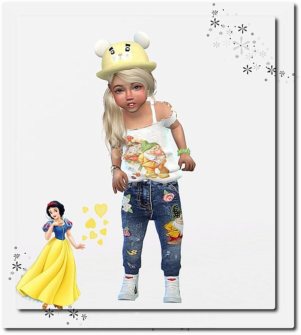 Designer Set Toddler Girls from Sims4 boutique