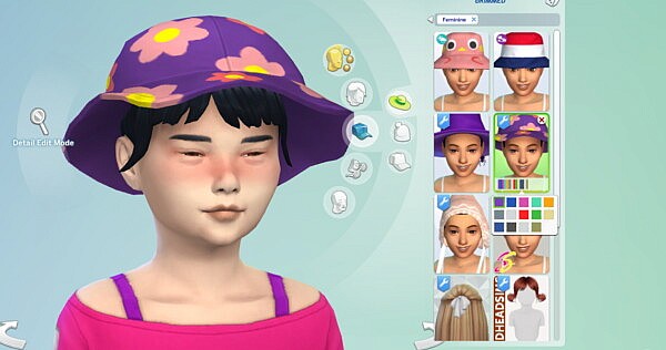 Floral hat for Children by Sofmc9 from Mod The Sims