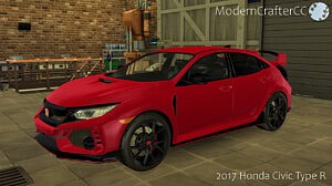 2017 Honda Civic Type R sims 4 cc