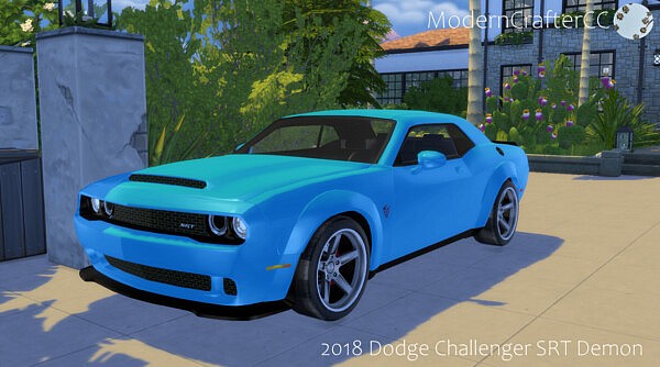 2018 Dodge Challenger SRT Demon sims 4 cc