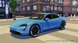 2020 Porsche Taycan Turbo S sims 4 cc