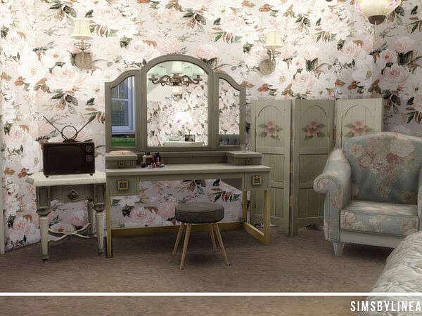 Alma Wheatleys Bedroom The Queens Gambit by SIMSBYLINEA from TSR