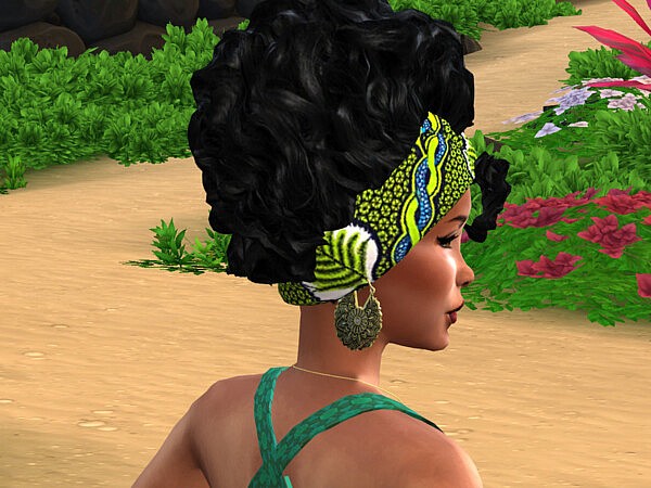 African Curls Head Wrap II Hair by drteekaycee from TSR
