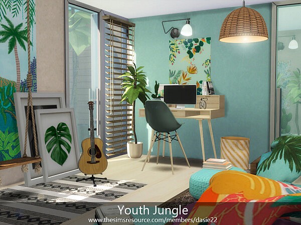 Youth Jungle Bedroom by dasie2 from TSR