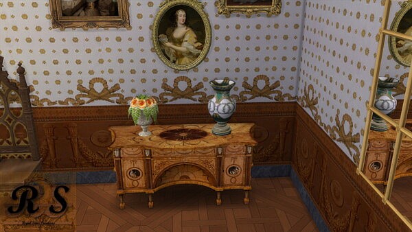 Neoclassical Commode Dressing Table from Regal Sims