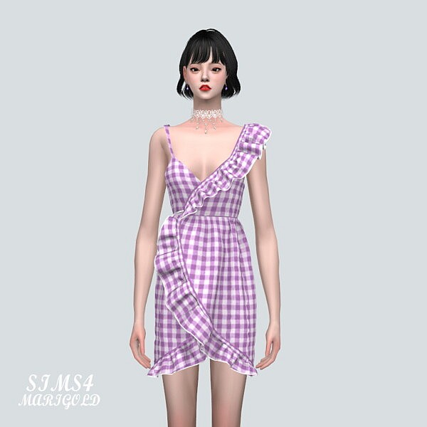 76 Tulip Mini Dress V3 from SIMS4 Marigold