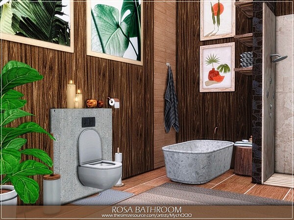 Rosa Bathroom by MychQQQ from TSR