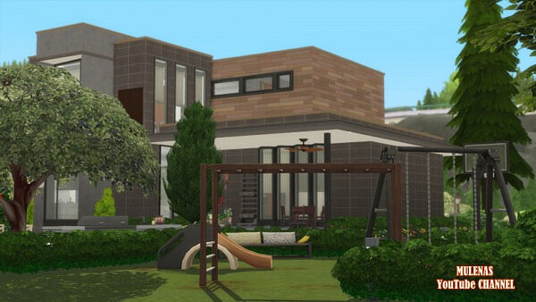 Modern home from Sims 3 by Mulena