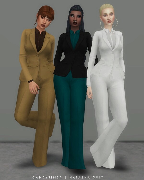 Natasha Suit from Candy Sims 4