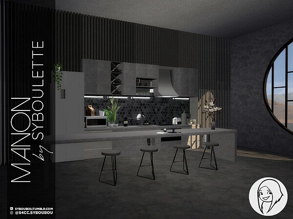 Manon Kitchen set Part 1: furnitures by Syboubou from TSR