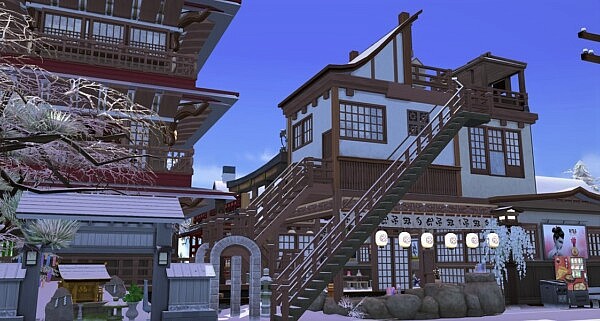 Chiharu Onsen Restaurant by meliaone from Luniversims