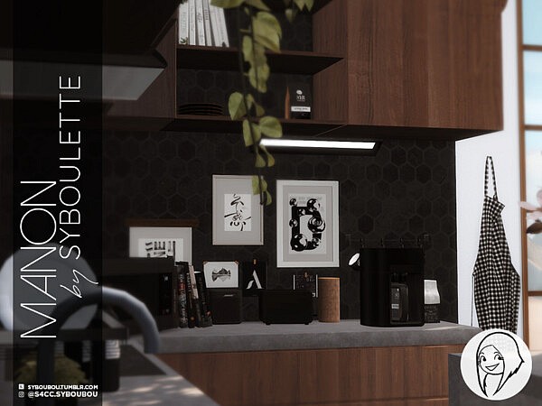 Manon Kitchen set Part 3: clutter by Syboubou from TSR