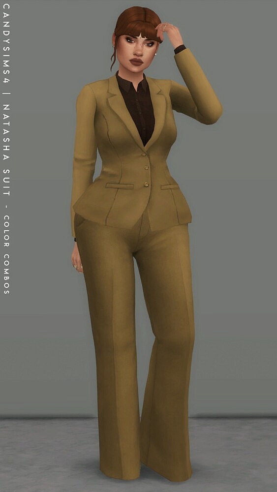 Natasha Suit from Candy Sims 4