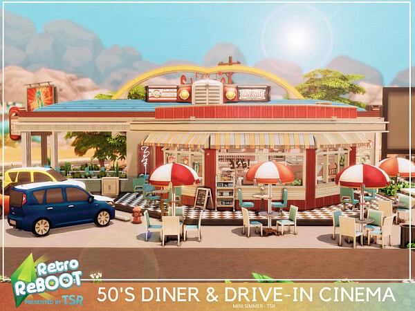 50s Diner and Drive in Cinema by Mini Simmer from TSR