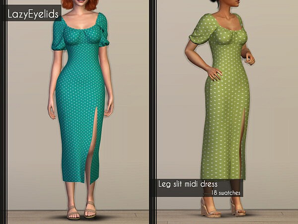 Low Cut Long Dress from Lazyeyelids