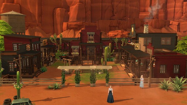 Full Western Town with Train by bradybrad7 from Mod The Sims