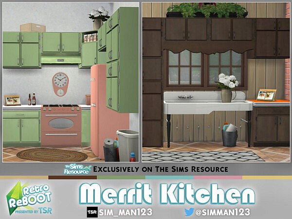 Merrit Kitchen by sim man123 from TSR