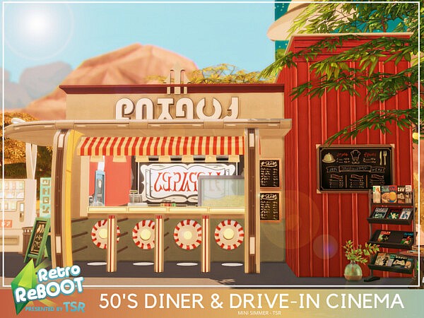 50s Diner and Drive in Cinema by Mini Simmer from TSR