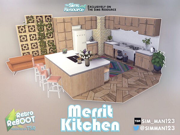 Merrit Kitchen by sim man123 from TSR