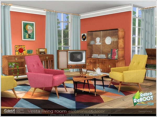 Vesta livingroom electronics decor by Severinka from TSR