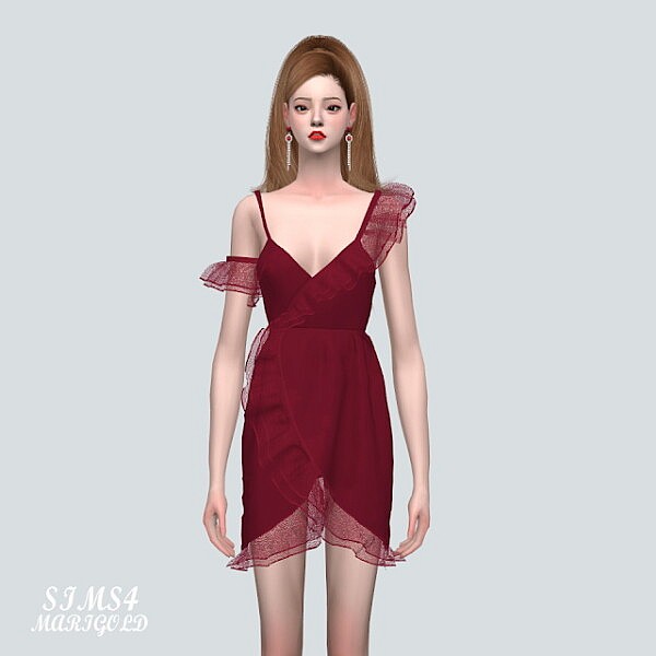 7 Ruffle Tulip Mini Dress from SIMS4 Marigold