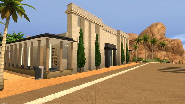 Cool Dunes Mansion No CC by PinkCherub from Mod The Sims