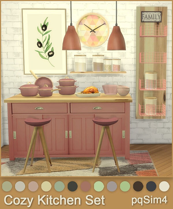 Cozy Kitchen Set from PQSims4