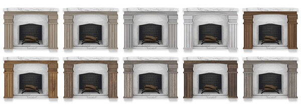 Neo Classical Fireplace from Simplistic