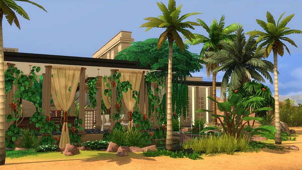Cool Dunes Mansion No CC by PinkCherub from Mod The Sims