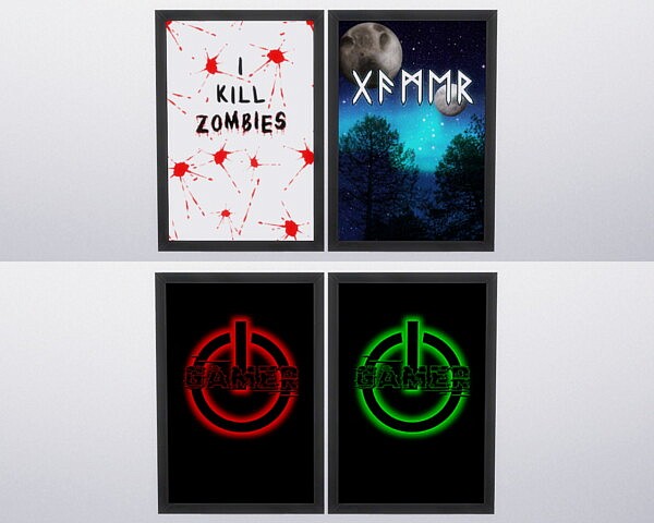 Framed Posters Gamer Zone by Sarinilli from TSR