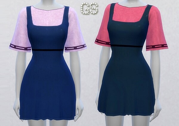 Dress with dungarees from Guemara