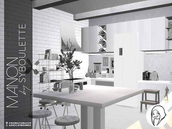 Manon Kitchen set Part 3: clutter by Syboubou from TSR