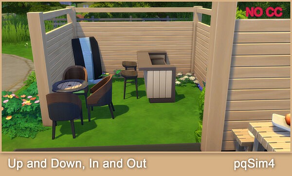 Up and Down, In and Out Villa from PQSims4