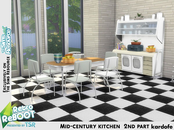 Mid century kitchen 2nd part by kardofe from TSR
