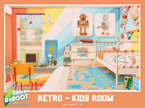 Retro Kids room by Mini Simmer from TSR