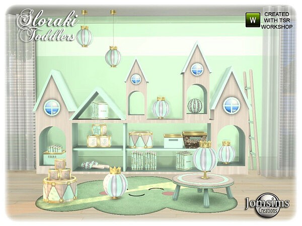 Sloraki toddlers bedroom part 2 by jomsims from TSR