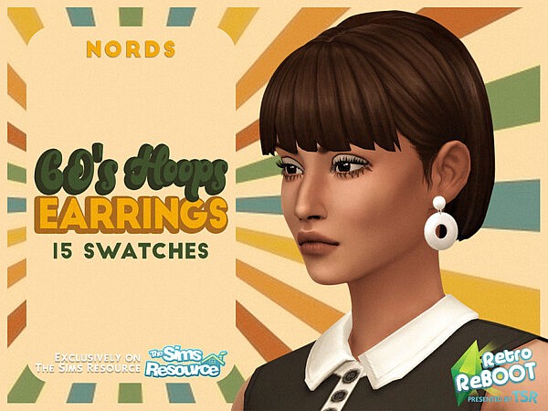 60s Hoops Earrings by Nords from TSR