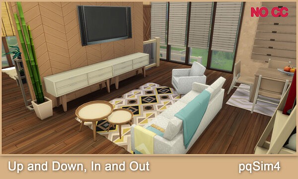 Up and Down, In and Out Villa from PQSims4