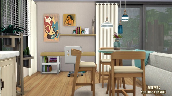 Cozy Eco house from Sims 3 by Mulena