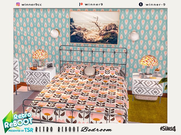 Retro ReBOOT Bedroom by Winner9 from TSR