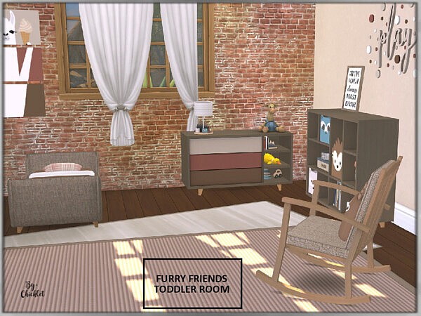 Furry Friends Toddler Bedroom by Chicklet from TSR