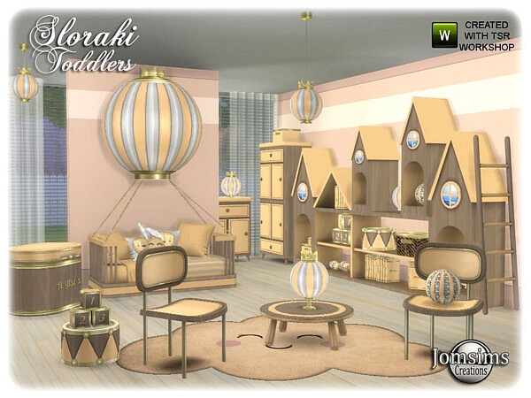 Sloraki toddlers bedroom part 2 by jomsims from TSR
