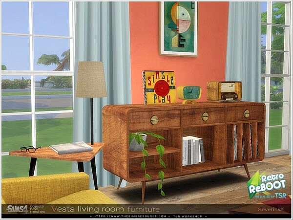 Vesta livingroom furniture by Severinka from TSR