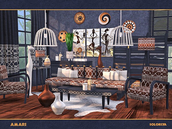 Amari Livingroom by soloriya from TSR