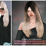 Alia Hairstyle sims 4 cc