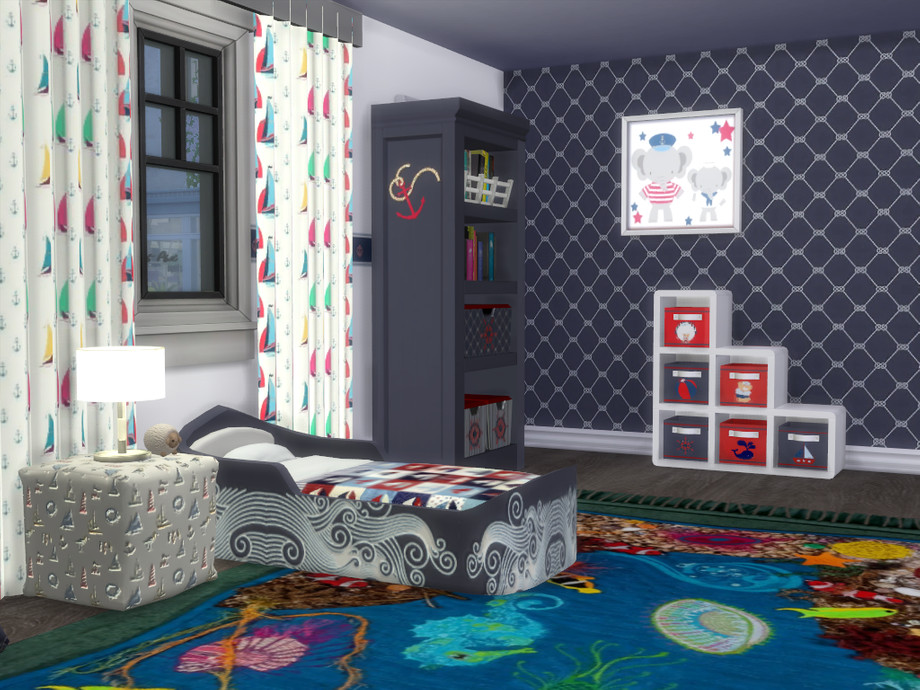 All At Sea Toddler Bedroom Set By Seimar8 From Tsr Sims 4 Downloads